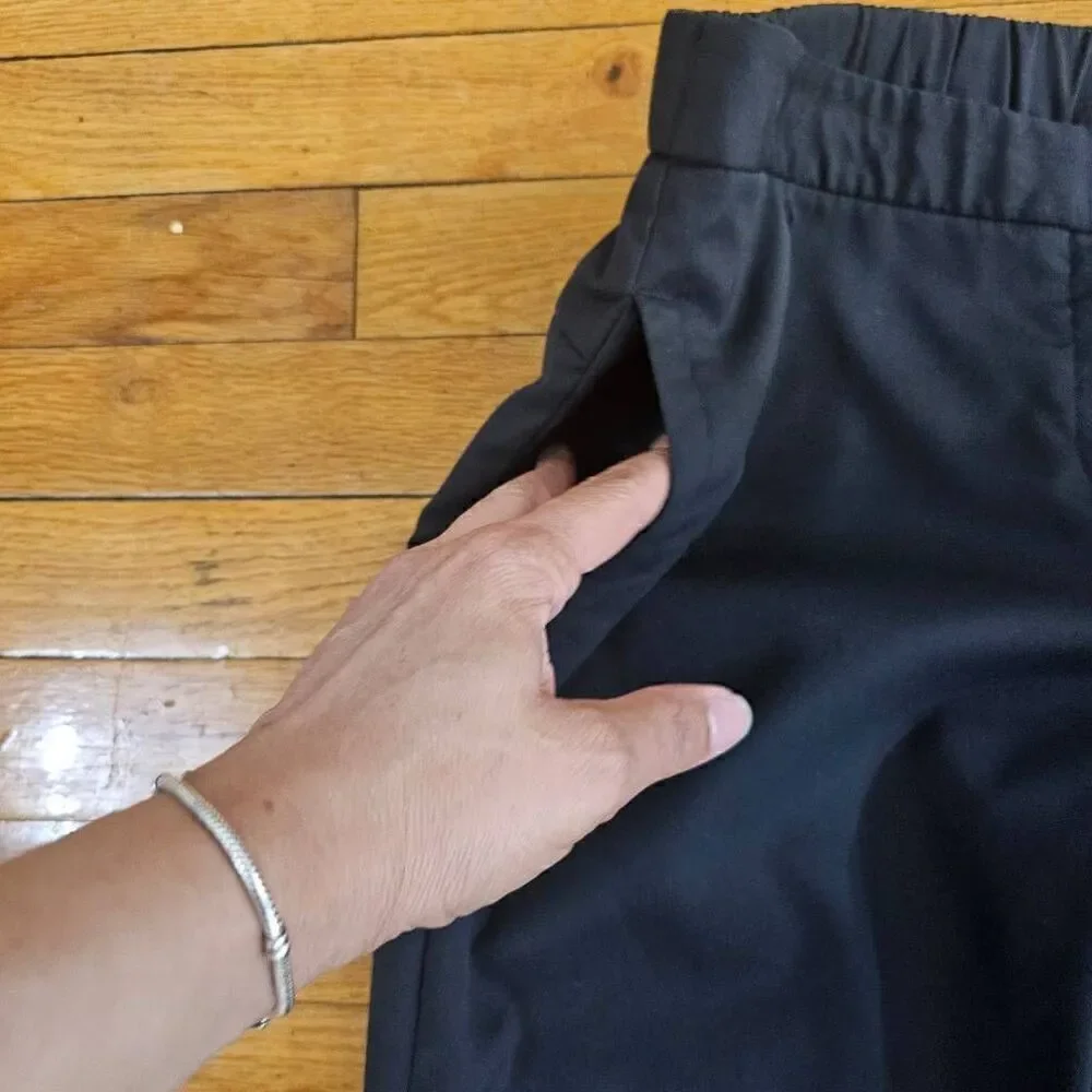 Theory Black Joggers Women's Size 6
